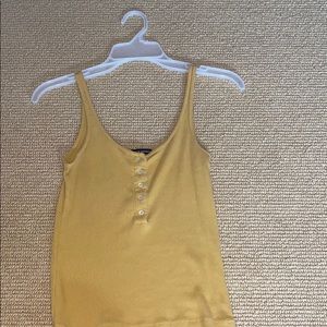 yellow tank top